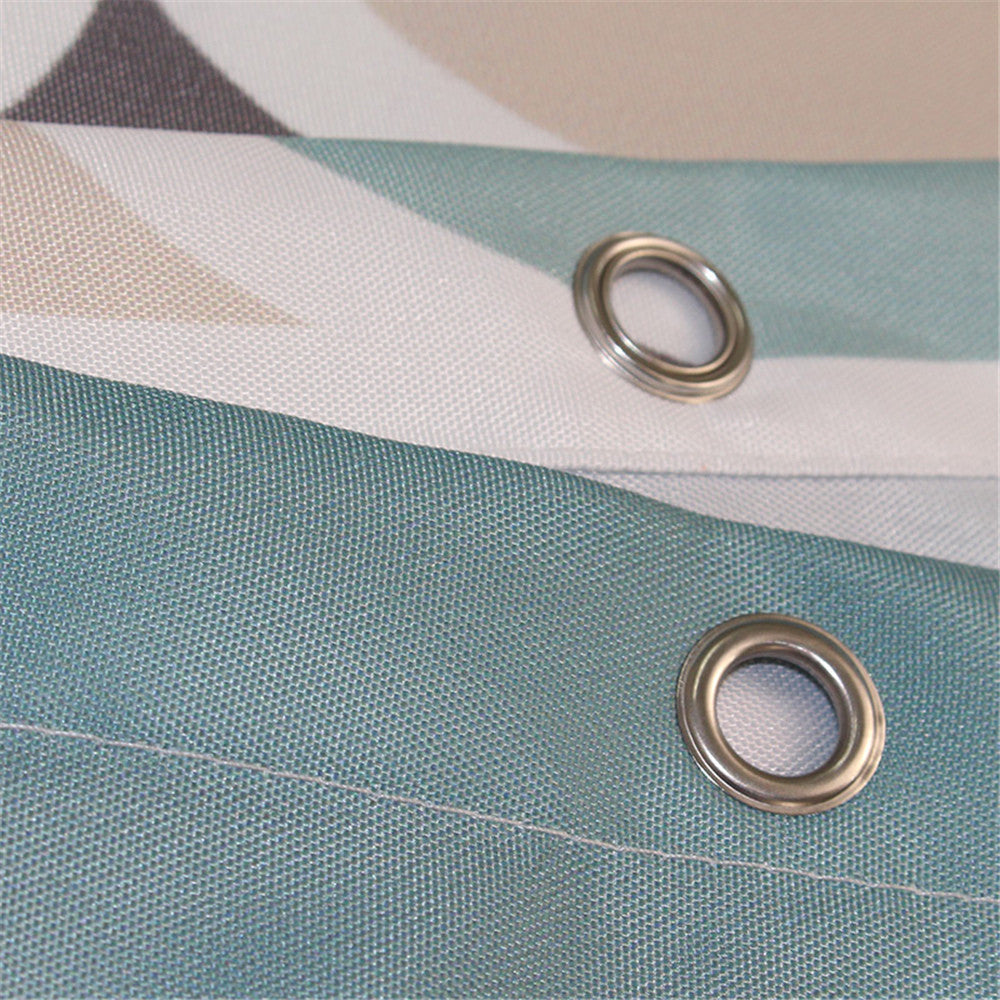 Shower curtain color lantern bathroom