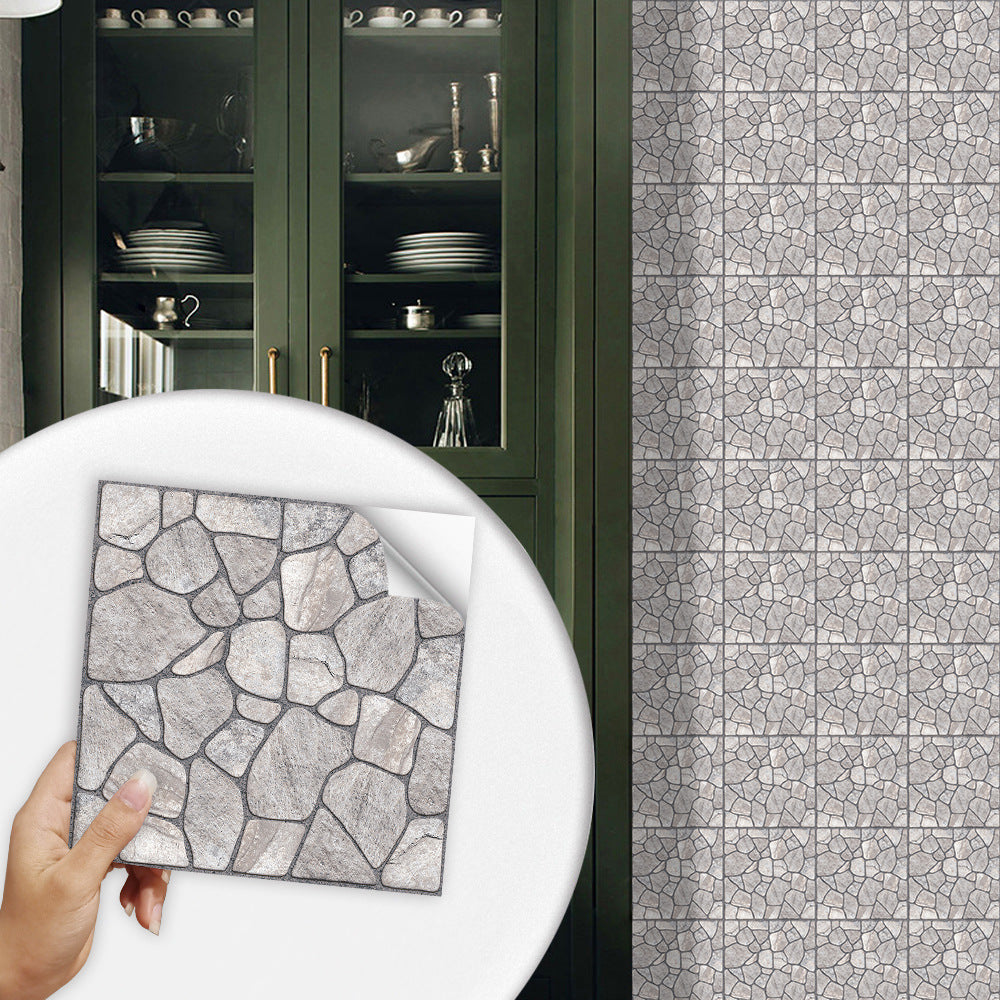 Floor / Tile Stickers - Marble Brick Pattern