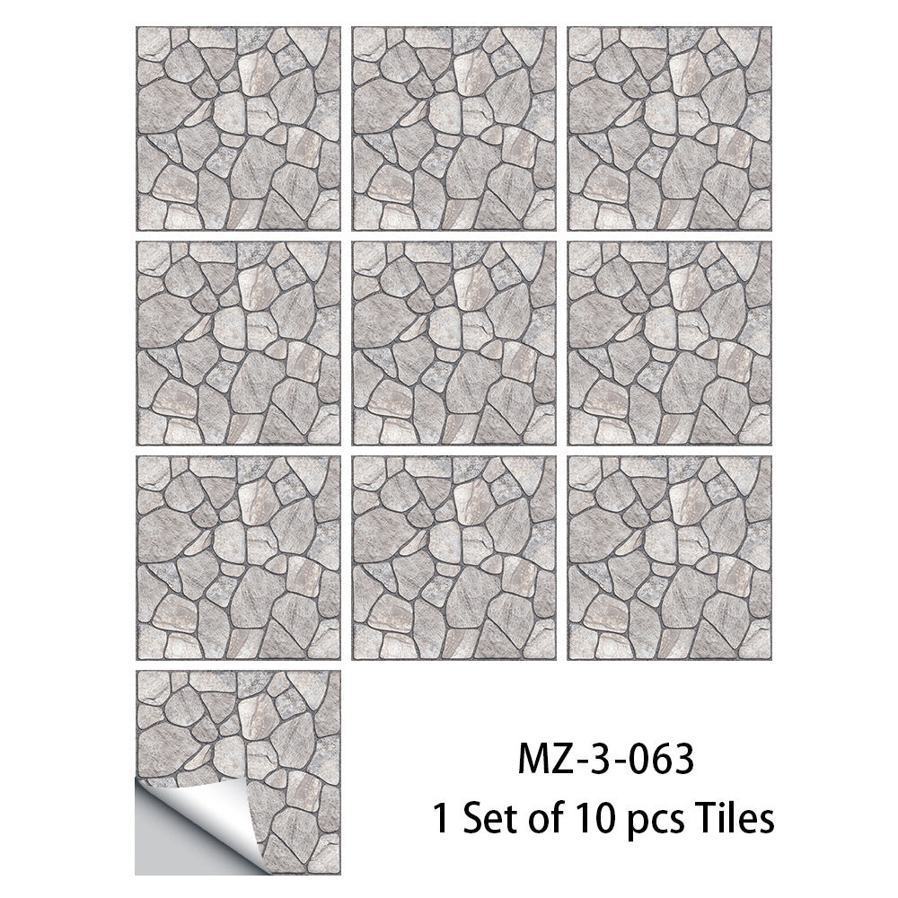 Floor / Tile Stickers - Marble Brick Pattern