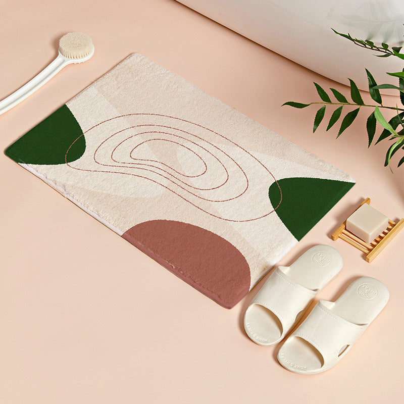 Bathroom Floor Mat Absorbent Entrance Non-slip