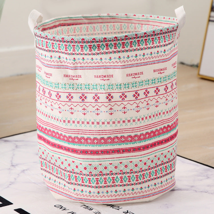 Laundry basket - Foldable cotton and linen