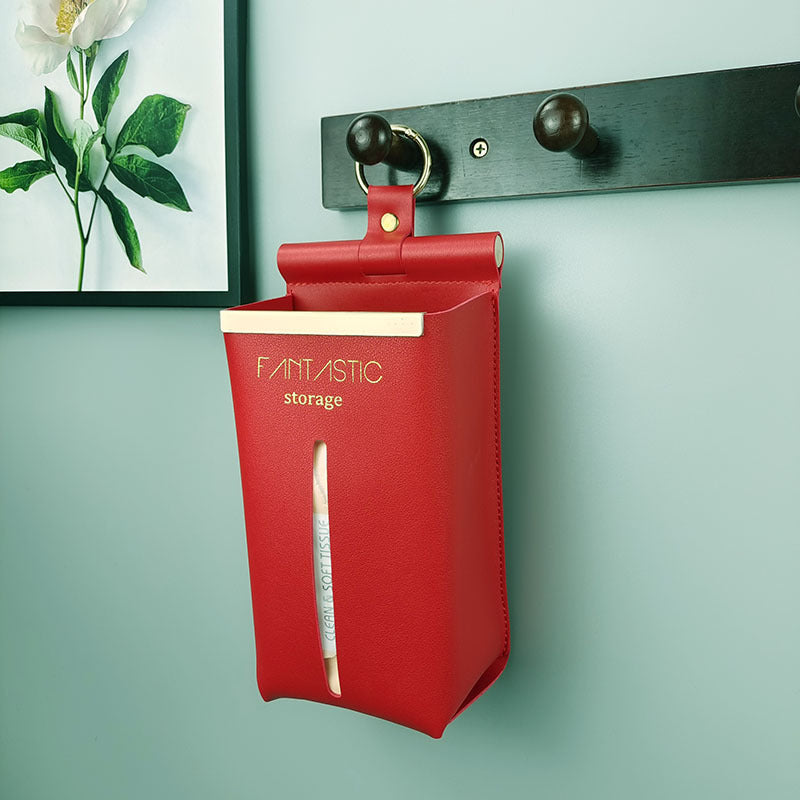 Toilet Tissue Storage Box Vintage Wall Hanging