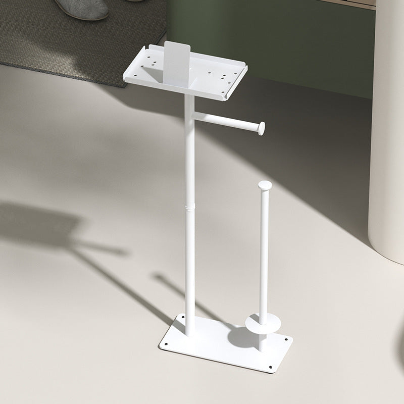 Toilet Paper holder, stand floor, toilet brush, rack
