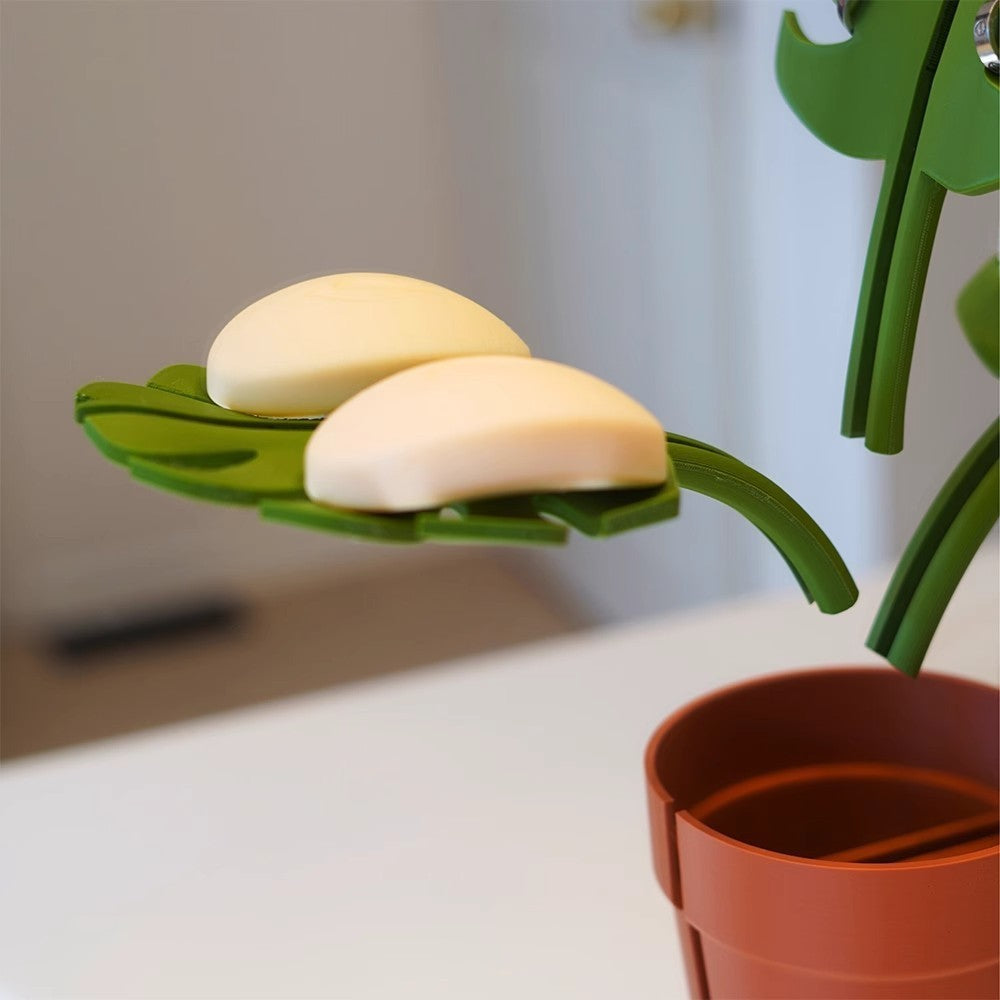 Bathroom Plant Storage Box Toothbrush Toothpaste Holder