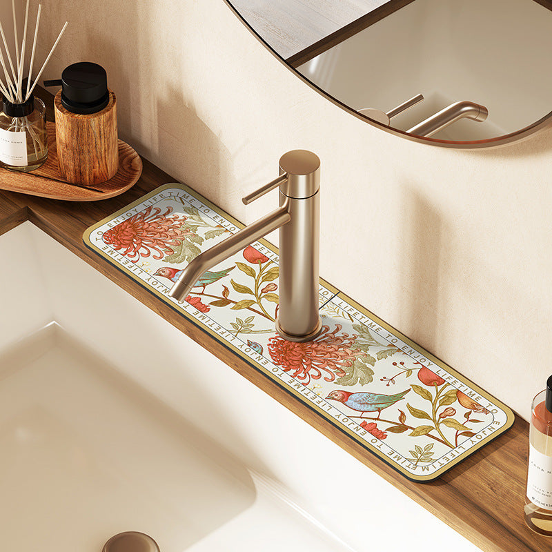 Countertop Drain Pad Non-slip Absorbent