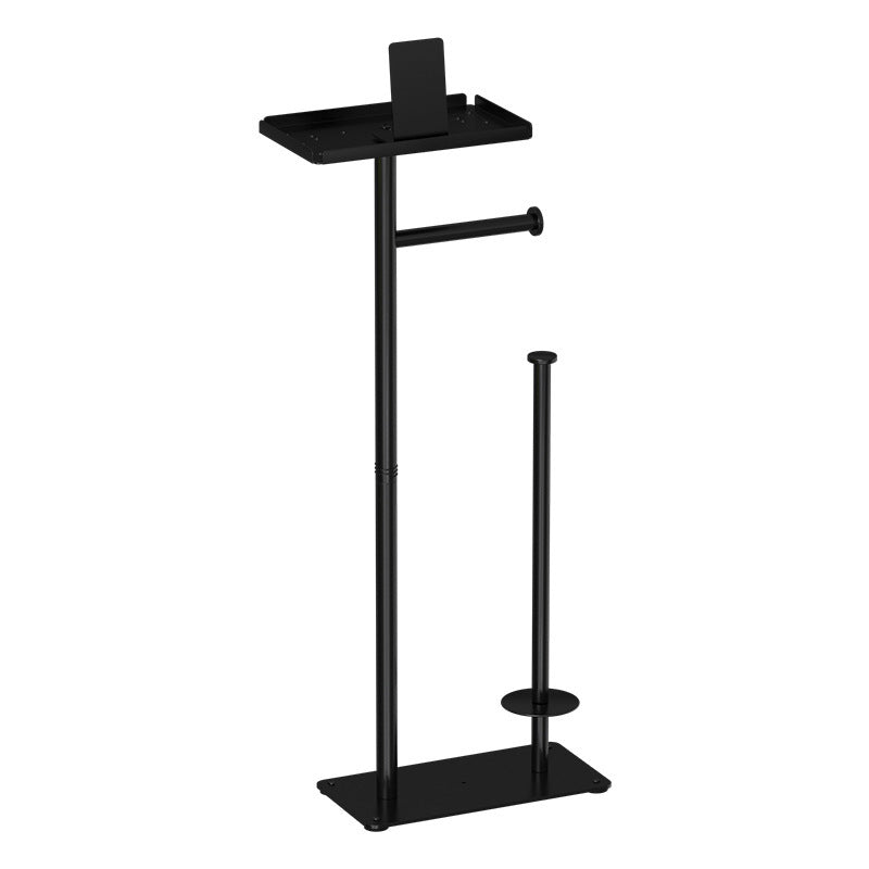 Toilet Paper holder, stand floor, toilet brush, rack