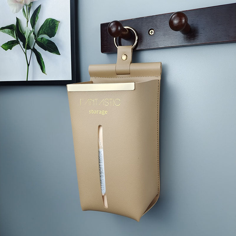 Toilet Tissue Storage Box Vintage Wall Hanging
