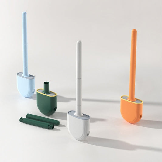 Toilet Cleaning Silicone Brush Wall - mounted Home