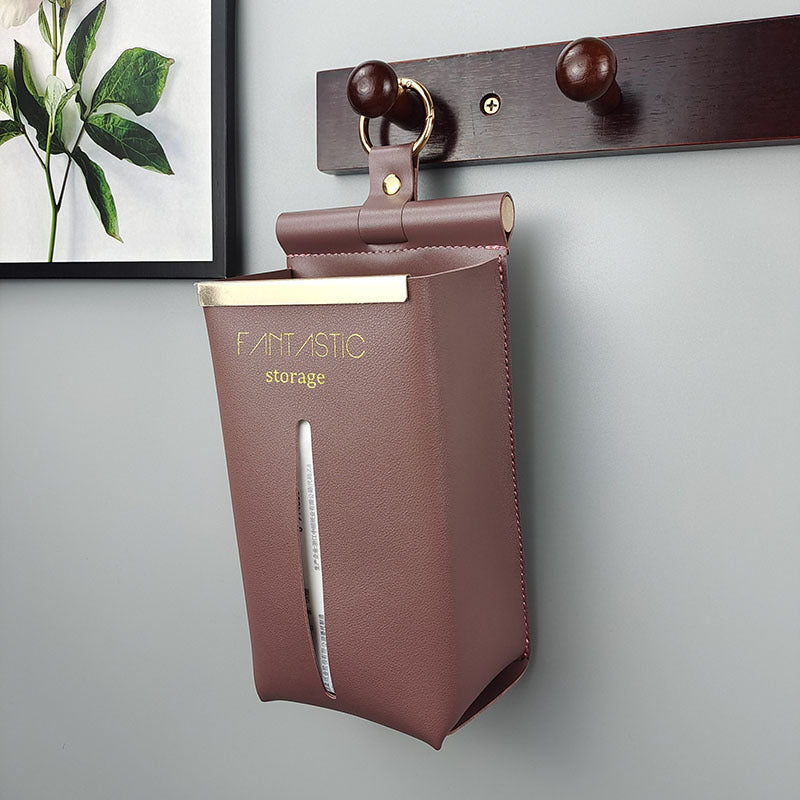Toilet Tissue Storage Box Vintage Wall Hanging