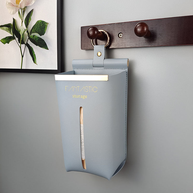 Toilet Tissue Storage Box Vintage Wall Hanging